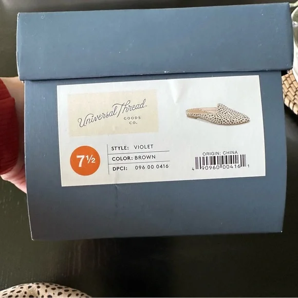 Universal Thread Cheetah Print Mules Size 7.5 - Picture 6 of 6